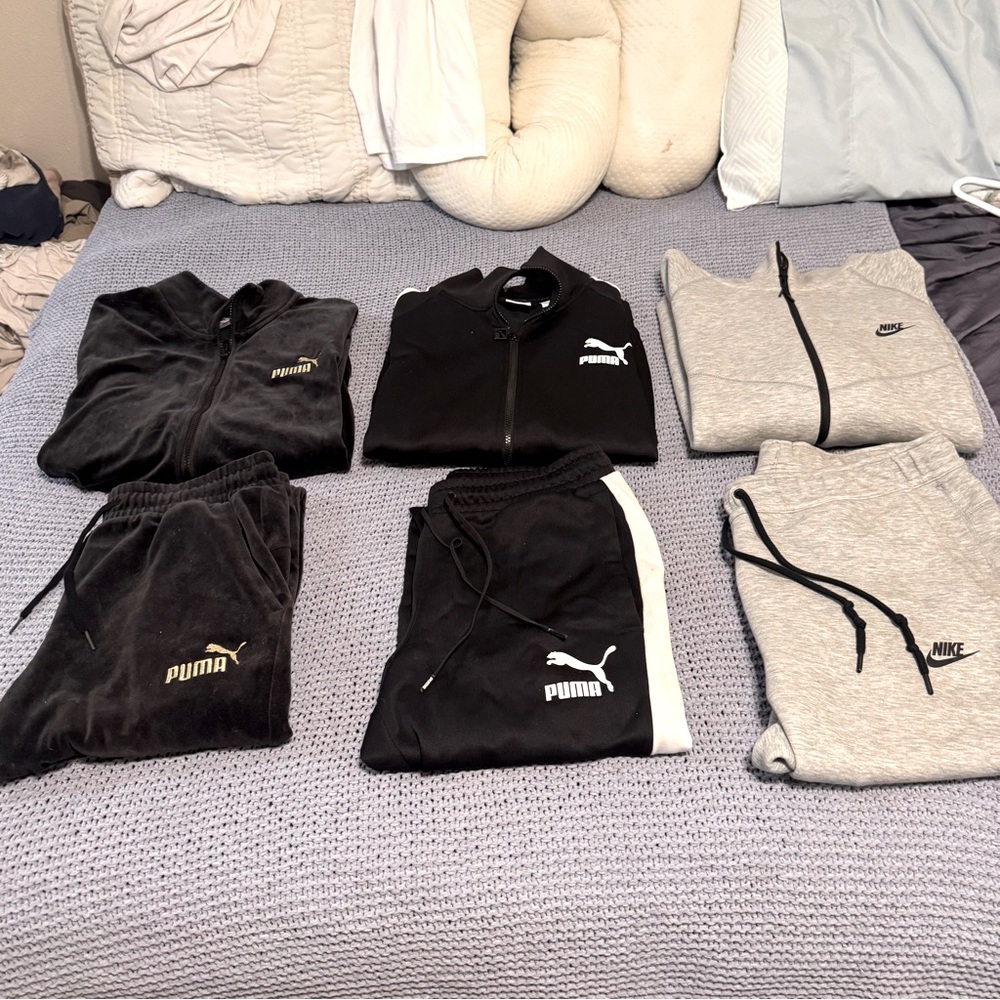 Nike-Tech/Puma - Tracksuits & Hoody/Joggers (SET) Purchase separate or bundle!